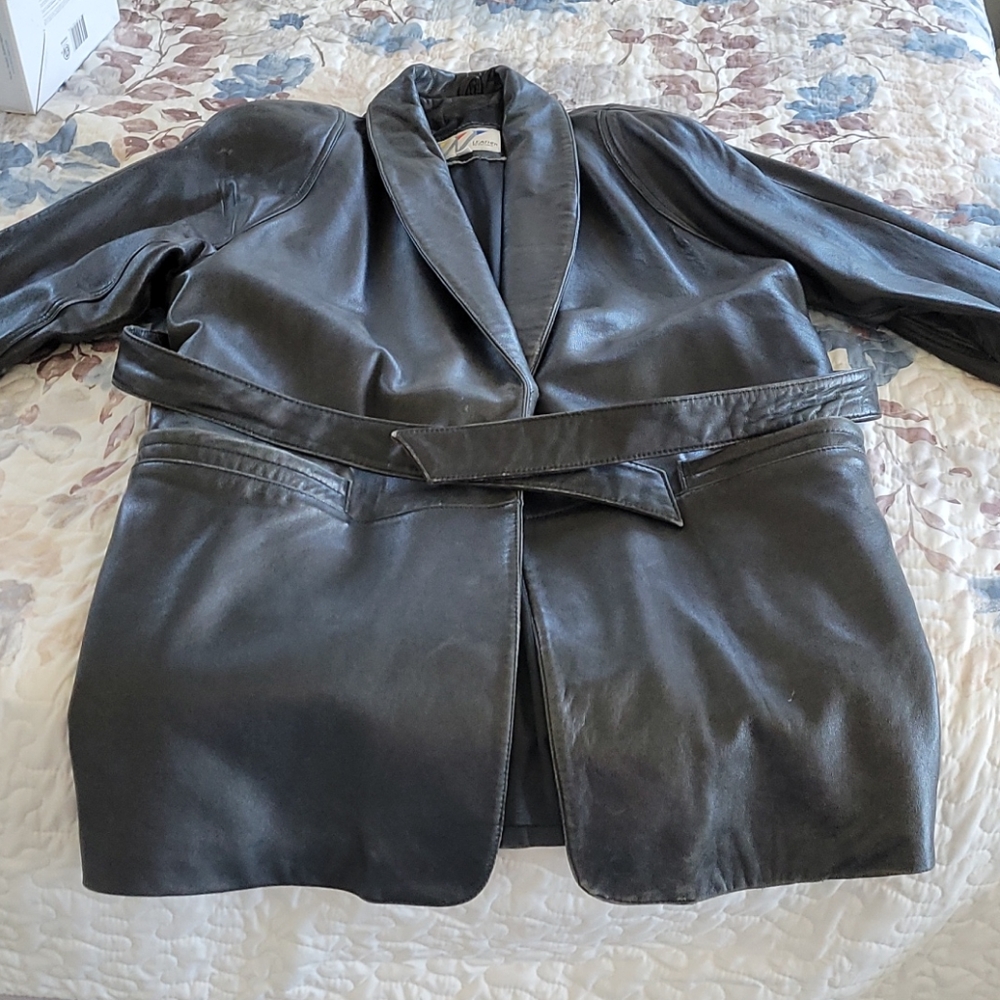 Leather Coat